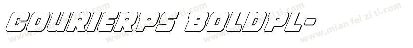 CourierPS BoldPL字体转换